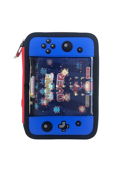 Vervo.ro pentru minți curioase Penar Echipat, Triplu, Gaming, Negru Obsidian, 15x21x7 cm