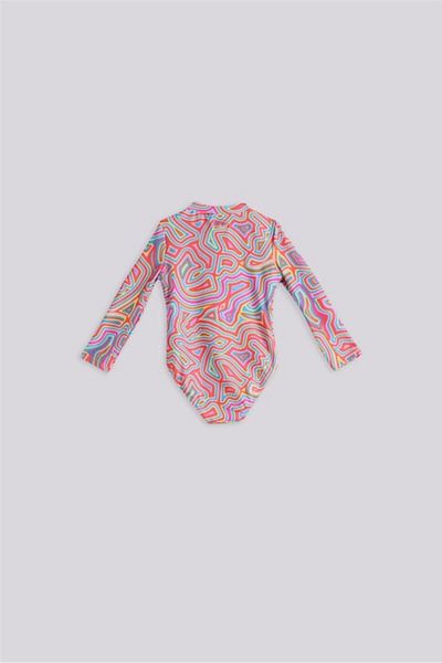 Tyess Girl Colorful Swimsuit