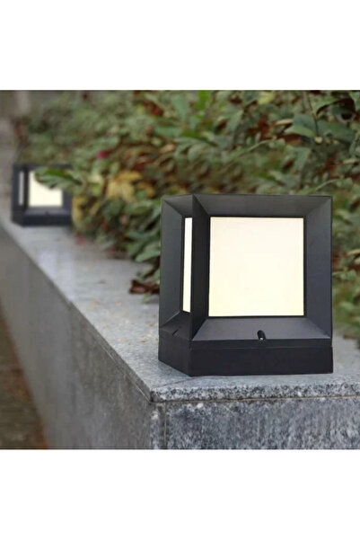 LUXXO Iluminat exterior Cub Qube L, 1xE27, 25x25x31cm, IP65, Negru