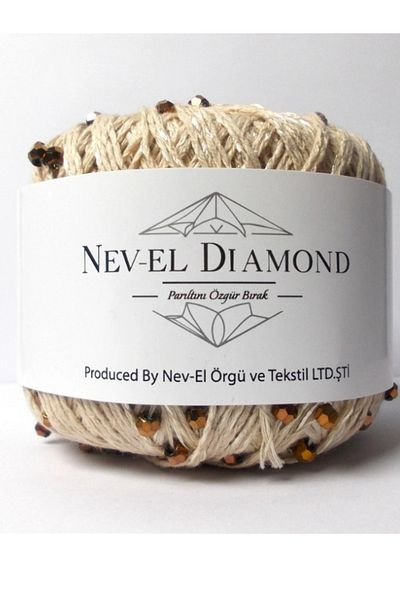 NEVEL Diamond Stone-Beaded Knitting Yarn