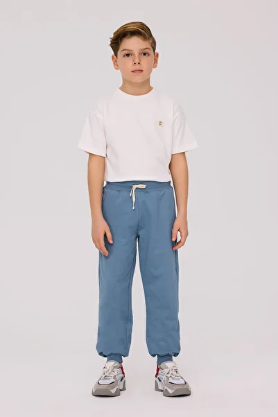 Nebbati Basic Boy Blue Tracksuit Bottom