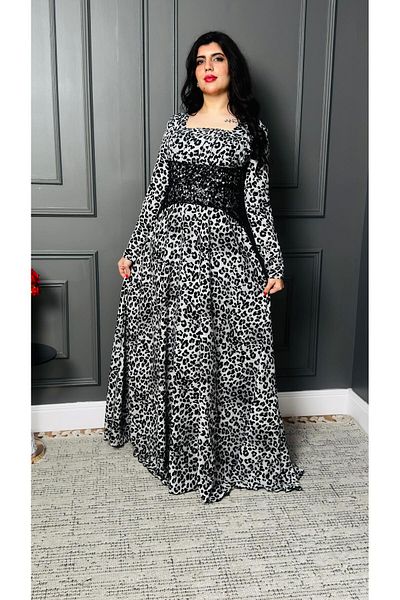 MILA WORLD Women's leopard dress