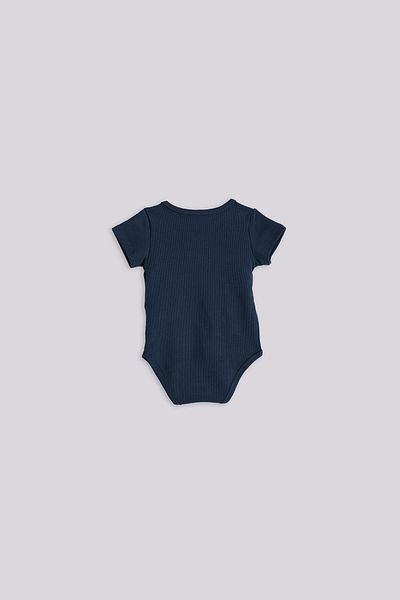 GB Baby Baby Boy Navy Blue Body and Shorts Set