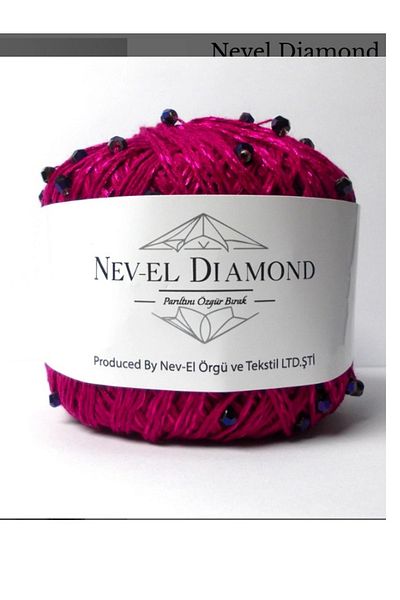 NEVEL Diamond Stone-Beaded Knitting Yarn