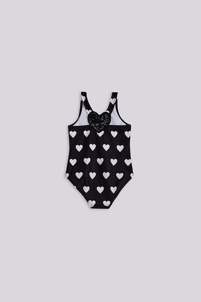 Tyess Girl Patterned Swimsuit