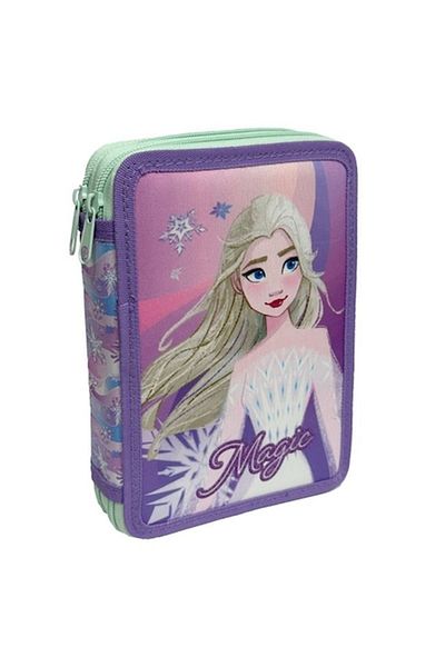 Jumbo Penar Echipat Dublu Roz/Lila Verde Frozen Elsa 'Magic' Glitter