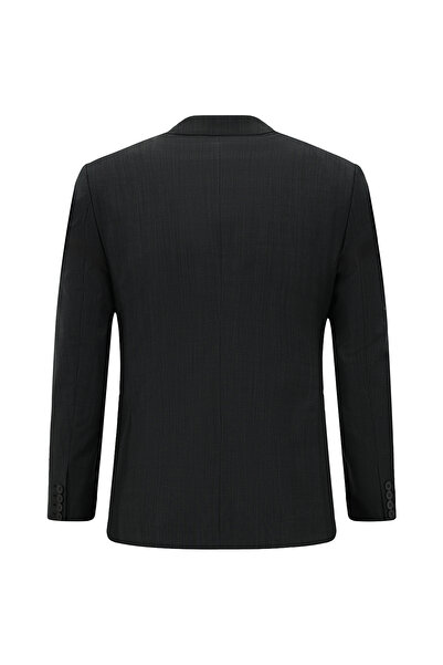 Kiğılı Super Slim Fit Ekstra Dar Kesim Desenli Yünlü Takım Elbise