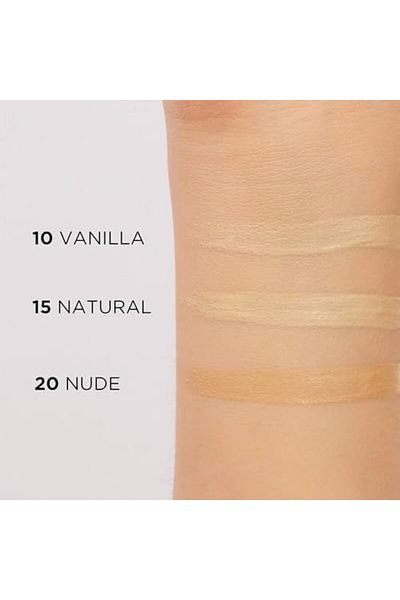 Eveline Cosmetics كونسيلر وندر ماتش المضيء بفيتامين سي الطبيعي 15، 6.8 مل، لون بيج