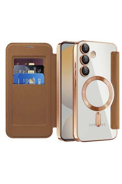 SKYDDAR INNOVATION Θήκη για Samsung Galaxy S24 FE, SmartMag Book, Magsafe, RF...