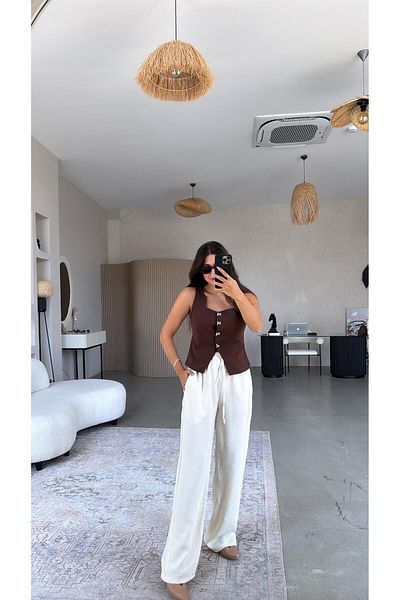 Buket Teke Vanilla Massi Pants