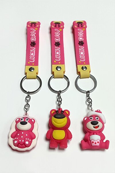 glovia bijuteri Teddy Bear Silicone Keychain