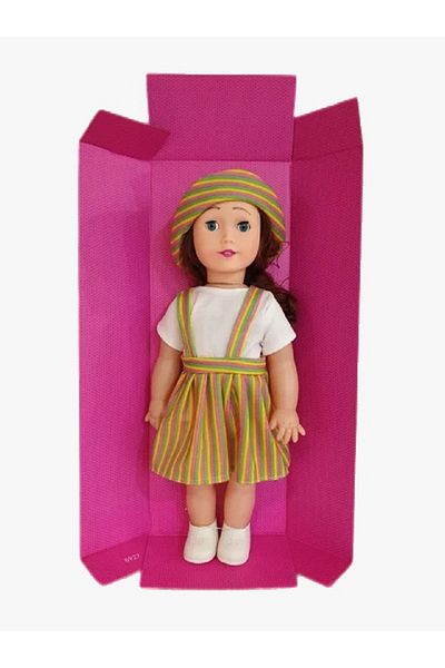 rexa "Our Dream" Dolls Set - Blonde Doll in Pink/Blue & Doll in Striped Outfit with Hat
