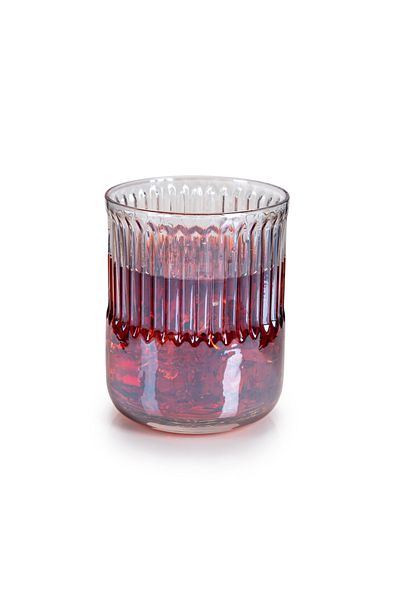 LA MESA 4 Pcs Tumbler Set Clear+Gold