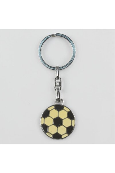 Generic Brand Metal Keychain with Ball Figure