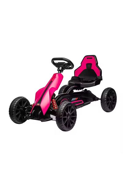 Nichiduta Kart electric pentru copii Go kart Sport Pink, structura metalica, motor 45W, acumulator 1