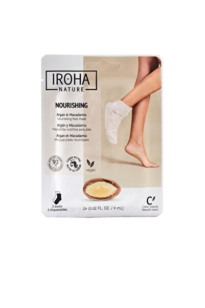 Iroha Masca hidratanta pentru picioare ARGAN & MACADAMIA 2 buc