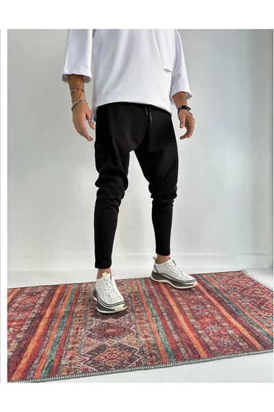SUPERBLUE Men's Basic Carrot Shape Pants