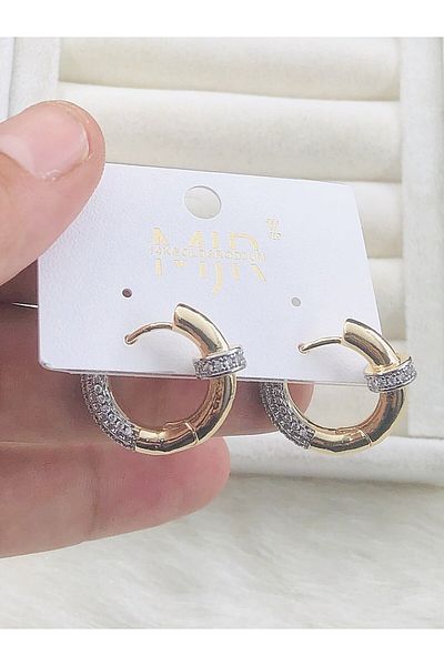 DS DİAMONDSHOP Earring Zircon Stone Model New Season Bykp-202507246