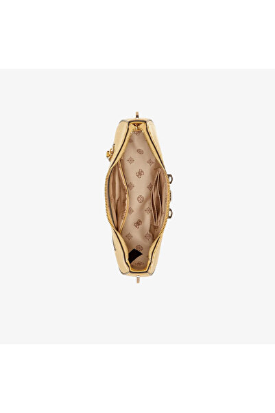 Guess Women Yellow Anadela 3 Comp Satch-Csl Shoulder Bag