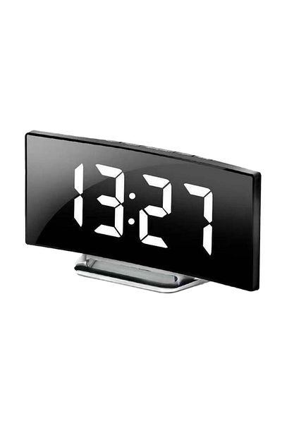 QttvbTna Multifunctional Electronic Desk Clock, QttvbTna, Black