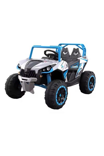 Nichiduta Masinuta electrica pentru copii Super Speed Blue 12V 70W cu deschidere usi, scaun piele, m