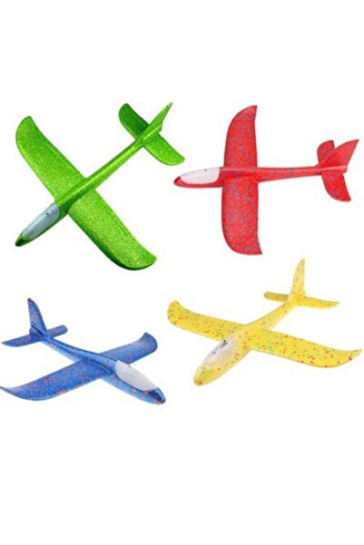 Picodino Set of 4 Glider Planes with Built-in LED Lighting, New Fly Systems
