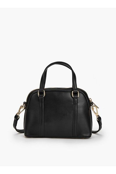 Flora Bella by Shoexpress Solid Crossbody with Detachable Strap and Zip Closure