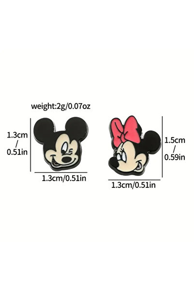ELENKA Mickey Mouse ve Minnie Mouse Küpe