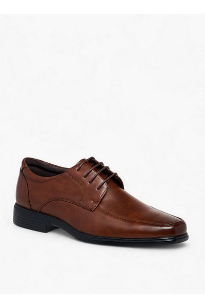 LBL by Shoexpress Solid Lace-Up Derby Shoes