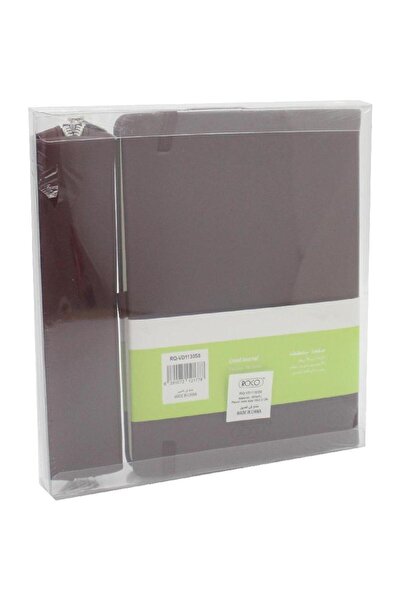 Roco مجموعة قرطاسية يومية مكونة من قطعتين باللون العنابي