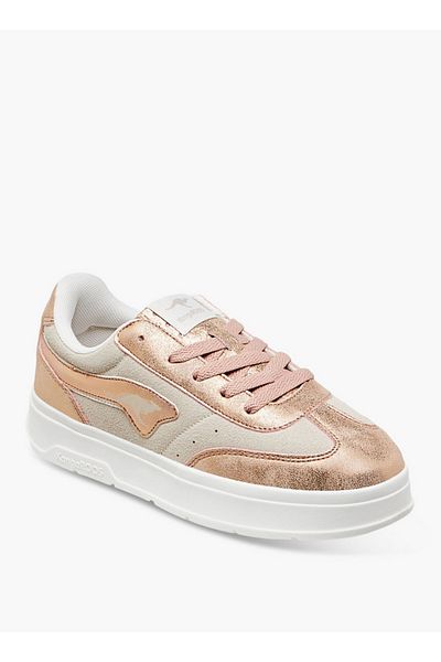 Kangaroos Girls' Panelled Sneakers with Lace-Up Closure
