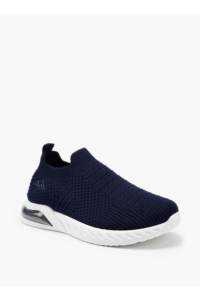 Oaklan by Shoexpress Textured Slip-On Sports Shoes with Pull Tabs