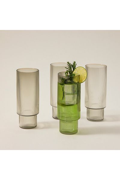 LA MESA سلام - 4 قطع - أكواب زجاجية هيبول