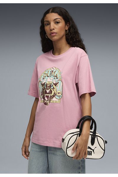 Puma Tricou relaxat Graphic Fest pentru femei