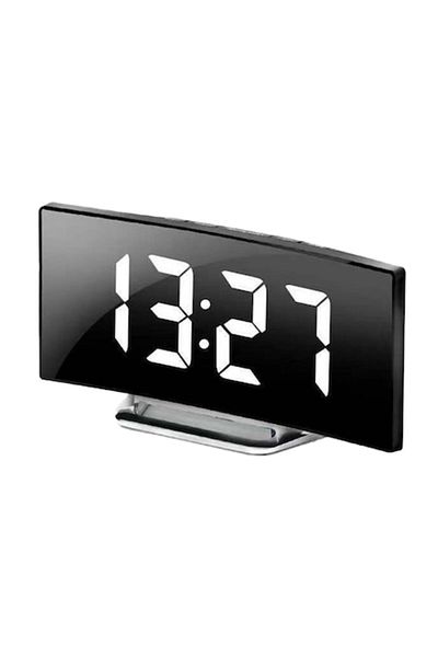 QttvbTna Multifunctional Electronic Desk Clock, QttvbTna, Black