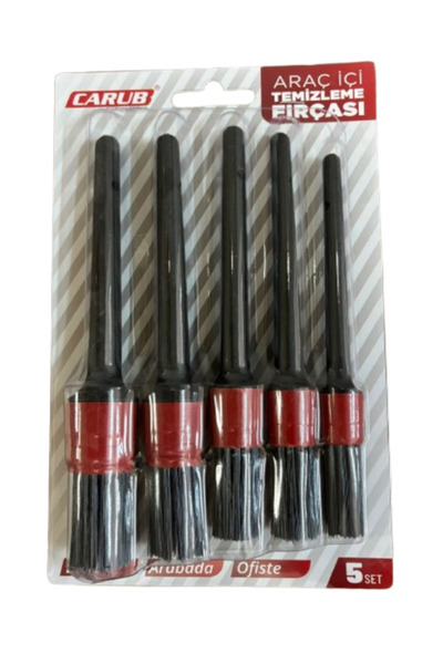 Carub Araç İçi 5 Li Temizleme Fırçası Seti