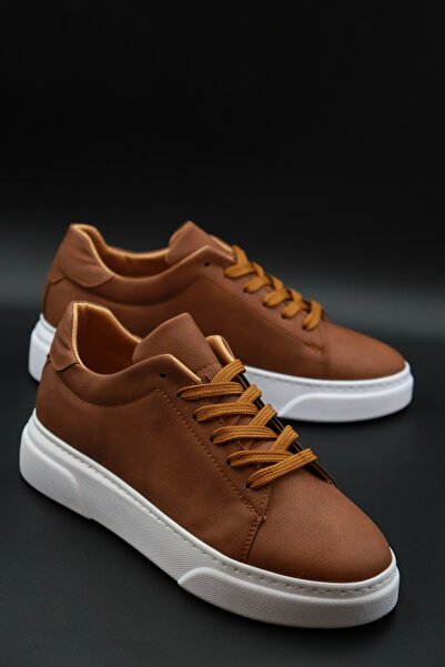 Sanvio Tarzkar Pánské hnědé denní ortopedické prošívané lehké sportovní boty s podrážkou Eva, zaručená výdrž, tenisky