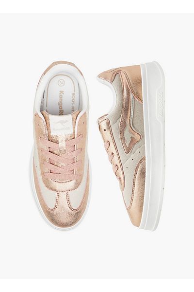 Kangaroos Girls' Panelled Sneakers with Lace-Up Closure