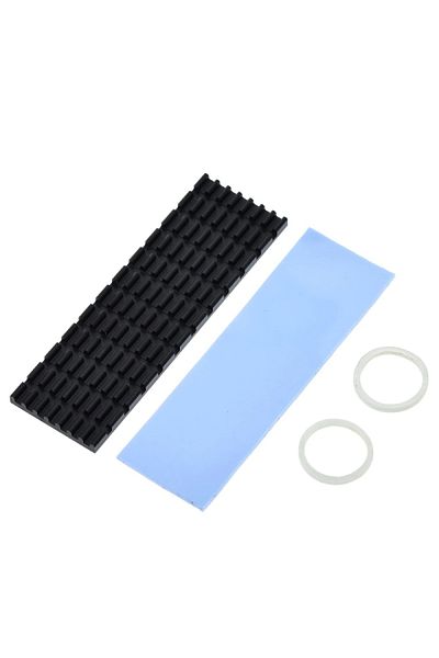 OEM 3mm Heatsink, for M.2 NGFF 2280 PCI-E NVME SSD, Black