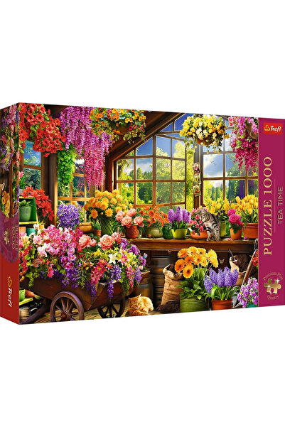 Trefl PUZZLE 1000 PREMIUM PLUS TEA TIME PREGATIRE PENTRU PRIMAVARA
