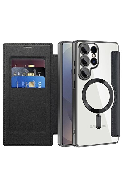 SKYDDAR INNOVATION Husă pentru Samsung Galaxy S25 Ultra, SmartMag Book, Magsa...