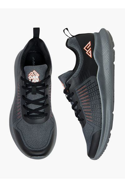 Oaklan by Shoexpress Panelled Lace-Up Sports Shoes