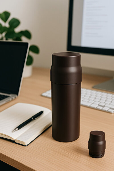 Eynel 900 ml Plastik Matara Bardaklı Başucu Sürahisi Bardak Kapaklı Masaüstü ...