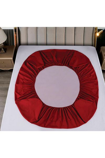 trendyhome Bed Cover, Waterproof, 160 x 200, Red, J23420