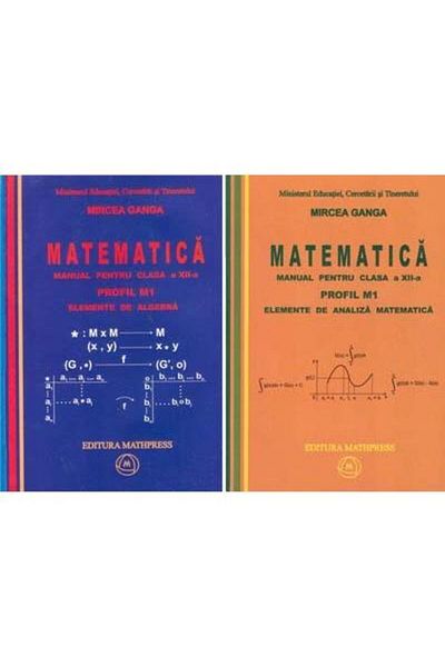 Editura Mathpress Matematica. Manual pentru clasa a XII-a, Profil M1