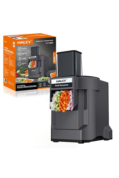 HALEY HY-1321 Commercial Electric Chopper, 600W, Potato and Onion Slicer, Capacity ≥17 Cups