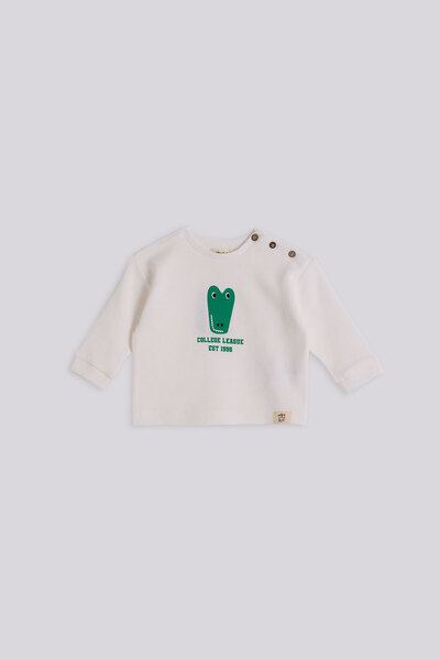 GB Baby Baby Boy Ecru Tracksuit Set