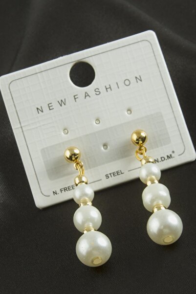 Ronanna Round Pearl Earrings
