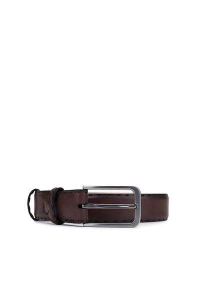 Tamer Tanca Men's Genuine Leather Brown Belt