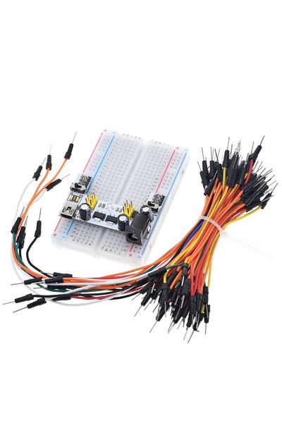 OEM Modul Putere Breadboard MB102 cu Breadboard 400 puncte si 65 Fire Jumper